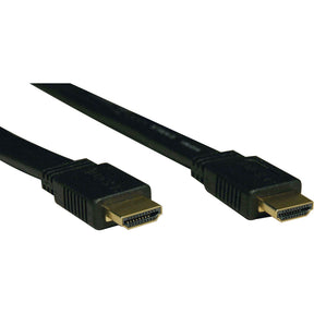 Eaton Tripp Lite Series High-Speed HDMI Flat Cable, Digital Video with Audio, UHD 4K (M/M), Black, 16 ft. (4.88 m) — P568-016-FL