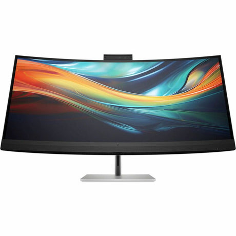 HP 740pm 40" Class Webcam 5K2K WUHD Curved Screen LED Monitor - 21:9 - Black, Silver — 8Y2R2AA#ABA