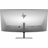 HP 740pm 40" Class Webcam 5K2K WUHD Curved Screen LED Monitor - 21:9 - Black, Silver — 8Y2R2AA#ABA