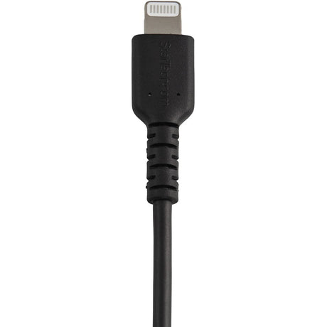 StarTech.com 12inch/30cm Durable Black USB-A to Lightning Cable, Rugged Heavy Duty Charging/Sync Cable for Apple iPhone/iPad MFi Certified — RUSBLTMM30CMB