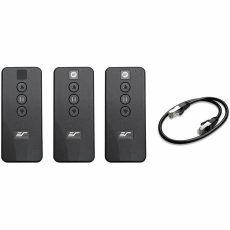 Elite Screens CineTension 3 WraithVeil TE150HR3-DUAL 150" Electric Projection Screen — TE150HR3-DUAL