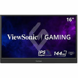 ViewSonic VX1654 16 Inch 1080p Portable IPS Gaming Monitor with 144Hz, AMD FreeSync, 2 Way Powered 60W USB C, Mini HDMI, and Built-in Stand with Protective Cover — VX1654