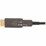Eaton Tripp Lite series 8K HDMI Fiber Active Optical Cable (AOC) - 8K UHD @ 60 Hz, HDR, Detachable Connector, M/M, Black, 40 m (131 ft.) — P568FM-40M-8K6