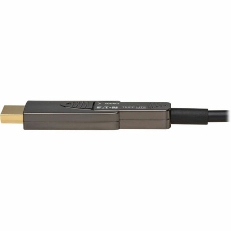 Eaton Tripp Lite series 8K HDMI Fiber Active Optical Cable (AOC) - 8K UHD @ 60 Hz, HDR, Detachable Connector, M/M, Black, 40 m (131 ft.) — P568FM-40M-8K6