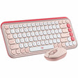 Logitech POP ICON COMBO, Bluetooth Keyboard and Mouse Combo, Comfortable Typing, Programmable Keys and Buttons, Quiet Clicks (Rose & Off-white) — 920-013105