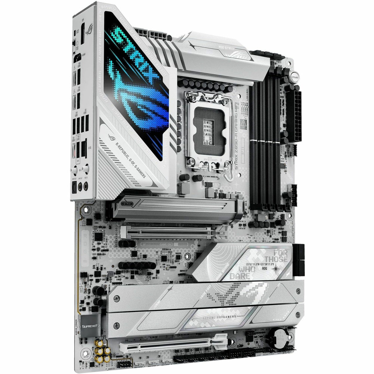 Asus ROG STRIXZ890-AGAMINGWIFI Gaming Desktop Motherboard - Intel Z890 Chipset - Socket LGA-1851 - ATX — ROG STRIXZ890-AGAMINGWIFI