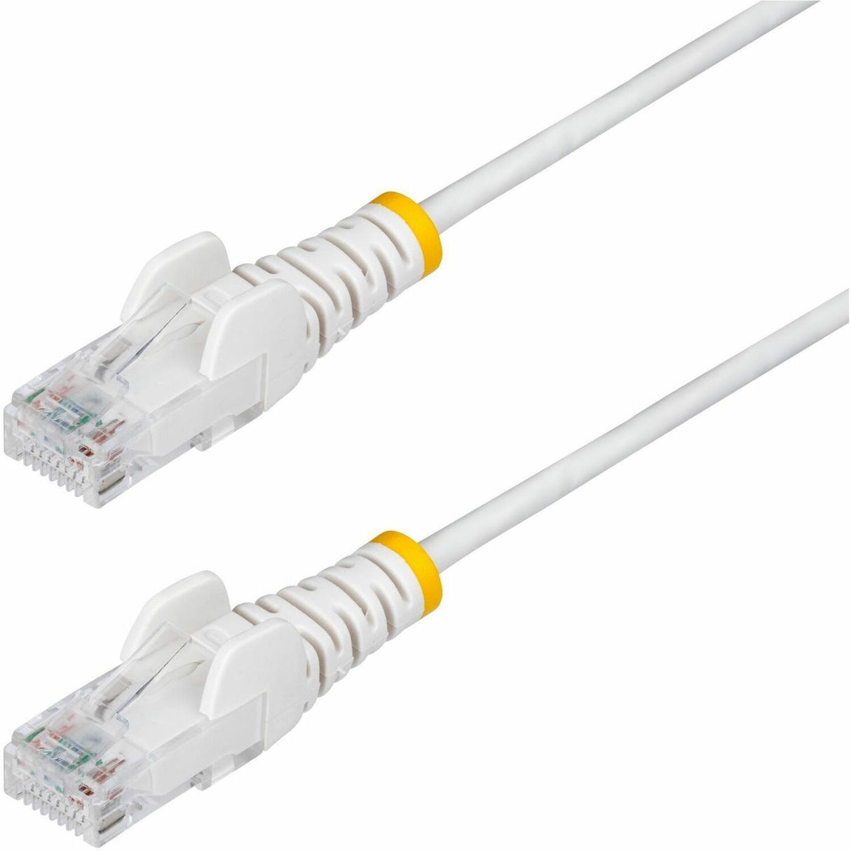 StarTech.com 25ft White Slim CAT6 Ethernet Cable, Slim Snagless RJ45, UTP, LSZH, 28AWG Bare Copper, Slim Network Patch Cord, Fluke Tested — N6PAT25WHS
