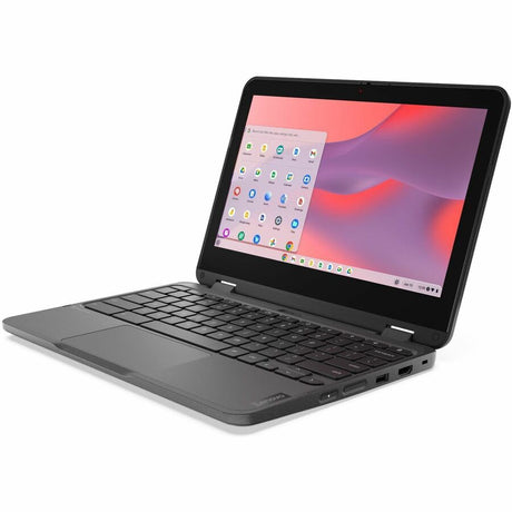 Lenovo 500e Chromebook Gen 4s 83L40001US 11.6" Touchscreen Convertible 2 in 1 Chromebook - HD - Intel N-Series N100 - 8 GB - 64 GB Flash Memory - English Keyboard - Gray — 83L40001US