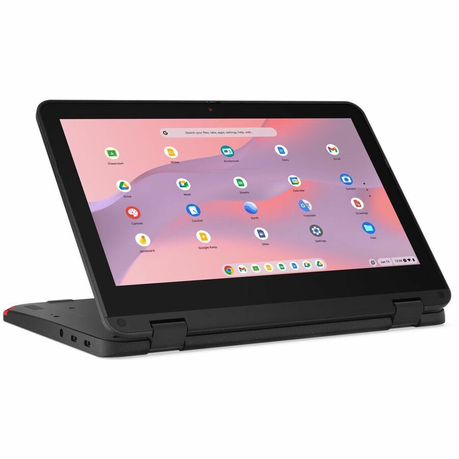 Lenovo 500e Chromebook Gen 4s 83L40001US 11.6" Touchscreen Convertible 2 in 1 Chromebook - HD - Intel N-Series N100 - 8 GB - 64 GB Flash Memory - English Keyboard - Gray — 83L40001US