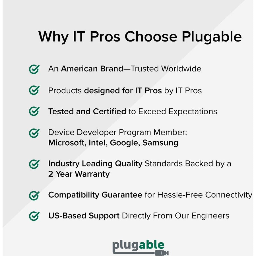Plugable USB 2.0 to VGA Video Graphics Adapter for Multiple Monitors up to 1920x1080 — USB-VGA-165