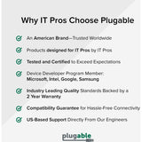 Plugable USB 2.0 to VGA Video Graphics Adapter for Multiple Monitors up to 1920x1080 — USB-VGA-165