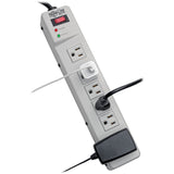Eaton Tripp Lite Series Protect It! Surge Protector with 6 Right-Angle Outlets, 6 ft. (1.83 m) Cord, 1340 Joules, Diagnostic LEDs, Metal Case — TLM626