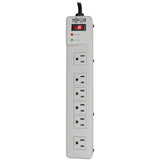 Eaton Tripp Lite Series Protect It! Surge Protector with 6 Right-Angle Outlets, 6 ft. (1.83 m) Cord, 1340 Joules, Diagnostic LEDs, Metal Case — TLM626