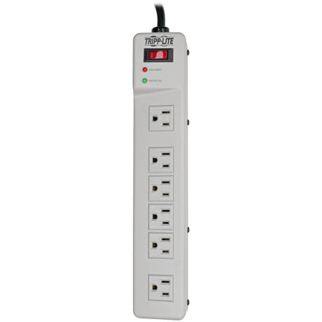 Eaton Tripp Lite Series Protect It! Surge Protector with 6 Right-Angle Outlets, 6 ft. (1.83 m) Cord, 1340 Joules, Diagnostic LEDs, Metal Case — TLM626