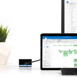 Plugable USB-C Wired Cube Mini Docking Station - Compact HDMI, Gigabit Ethernet, 3 USB Ports — UD-CUBE