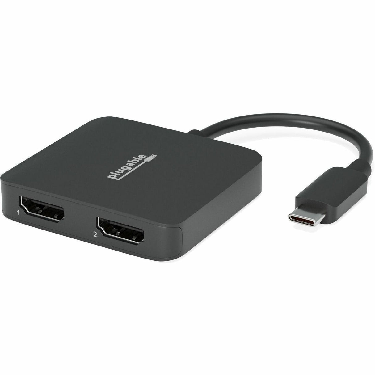 Plugable USB C to HDMI Adapter for Dual Monitors 4K 60Hz — USBC-MSTH2