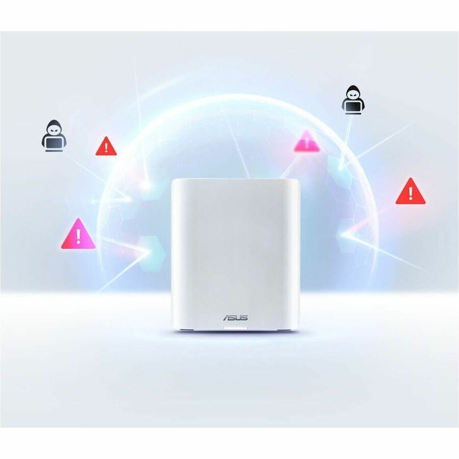 Asus ZenWiFi BT8 BT8(W-2-PK) Wi-Fi 7 IEEE 802.11 a/b/g/n/ac/ax/be Ethernet Wireless Router — ZenWiFiBT82PK