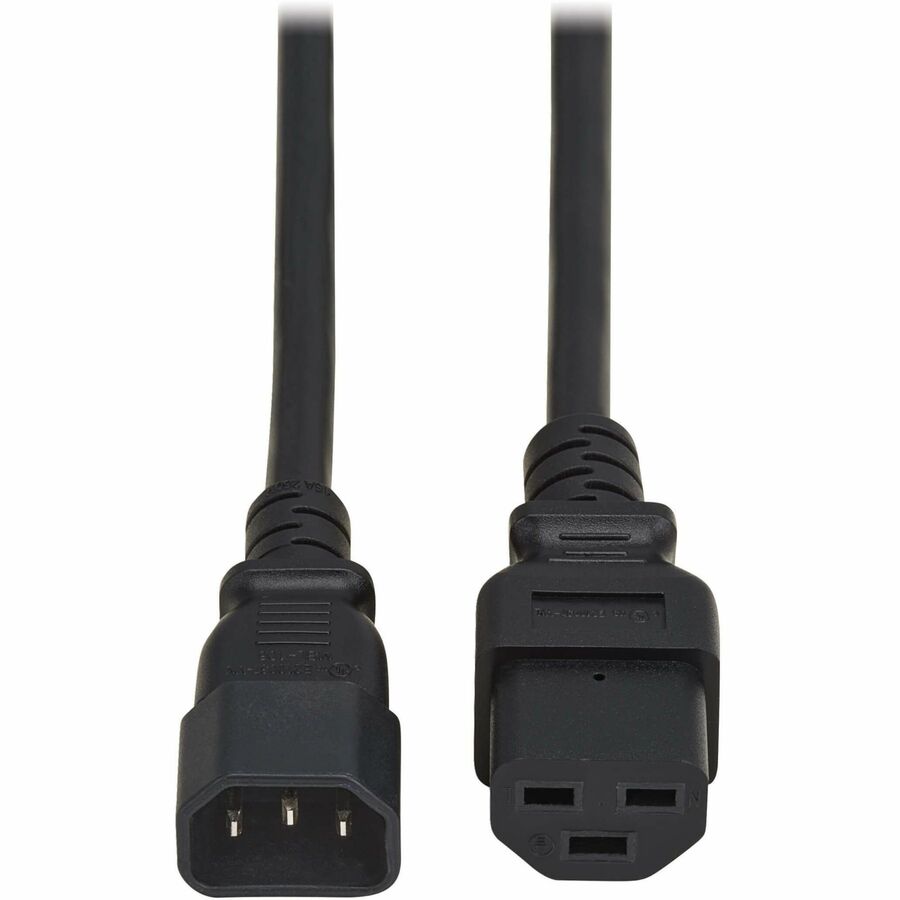 Eaton Tripp Lite Series Power Cord, C14 to C21 - Heavy-Duty, 15A, 250V, 14 AWG, 5 ft. (1.5 m), Black — P037-005