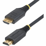 StarTech.com 10ft (3m) High Speed HDMI Cable with Gripping Connectors, 4K 60Hz/1440p 144Hz, 18Gbps, UHD HDMI 2.0 Cord, TPE Jacket — HDMI2-CABLE-GRIP-10F