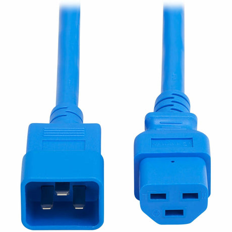 Eaton Tripp Lite Series Power Cord, C20 to C21 - Heavy-Duty, 20A, 250V, 12 AWG, 4 ft. (1.2 m), Blue — P035-004-ABL