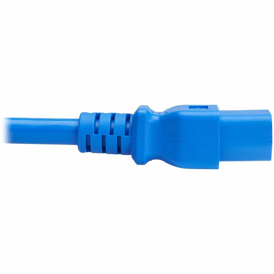 Eaton Tripp Lite Series Power Cord, C20 to C21 - Heavy-Duty, 20A, 250V, 12 AWG, 4 ft. (1.2 m), Blue — P035-004-ABL