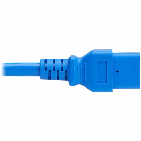 Eaton Tripp Lite Series Power Cord, C20 to C21 - Heavy-Duty, 20A, 250V, 12 AWG, 4 ft. (1.2 m), Blue — P035-004-ABL
