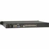 Eaton 16-Port Cat5e KVM over IP Switch - Virtual Media, 2 Remote/1 Local User, HDMI Output, 1U Rack-Mount, TAA — B064-016-02-IPH