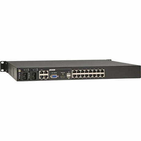 Eaton 16-Port Cat5e KVM over IP Switch - Virtual Media, 2 Remote/1 Local User, HDMI Output, 1U Rack-Mount, TAA — B064-016-02-IPH