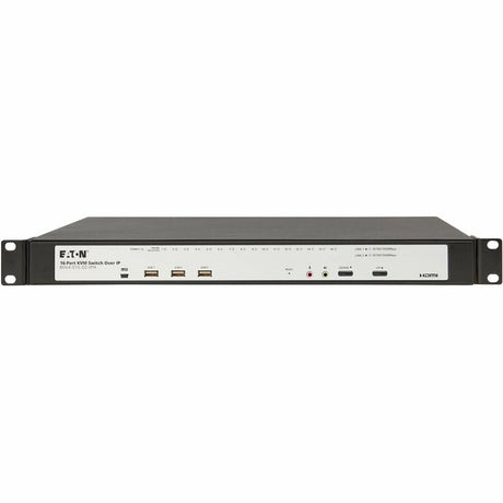 Eaton 16-Port Cat5e KVM over IP Switch - Virtual Media, 2 Remote/1 Local User, HDMI Output, 1U Rack-Mount, TAA — B064-016-02-IPH