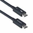 StarTech.com 2.6ft (80cm) Thunderbolt 5 Cable, 80Gbps/120Gbps, 240W PD, 8K 60Hz, Certified Thunderbolt Cable, Compatible w/TB4/USB-C — TBLT5MM80CM240W