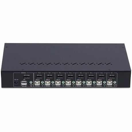 StarTech.com 8-Port DisplayPort KVM Switch with 1U Rack Mount Kit, 4K 60Hz DP 1.2, Push-Button & Hotkey Switching, TAA Compliant — R8AD122-KVM-SWITCH