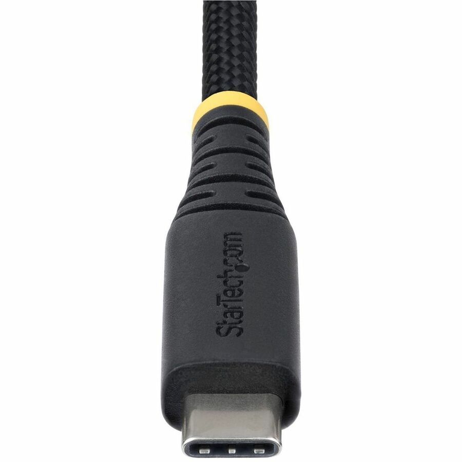 StarTech.com 10ft (3m) USB-C Charging Cable, 240W PD EPR, Dual-Layer Silicone/Braided Jacket, Rugged USB 2.0 Laptop Charge Cord, USB-IF — S2CEPR10F-USB-CABLE