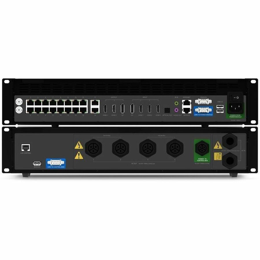 ViewSonic Rack control box without speaker for LDC027 Series / LDC031 Series, Black — LD-SCB-023