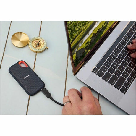 SanDisk Extreme SDSSDE61-8T00-G25 8 TB Portable Solid State Drive - External - Black — SDSSDE61-8T00-G25