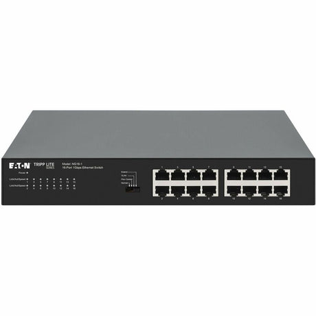 Eaton Tripp Lite Series 16-Port 10/100/1000 Mbps Desktop Gigabit Ethernet Unmanaged Switch, Metal Enclosure — NG16-1