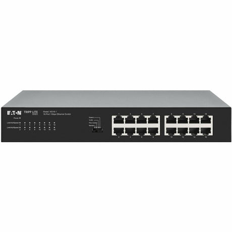 Eaton Tripp Lite Series 16-Port 10/100/1000 Mbps Desktop Gigabit Ethernet Unmanaged Switch, Metal Enclosure — NG16-1