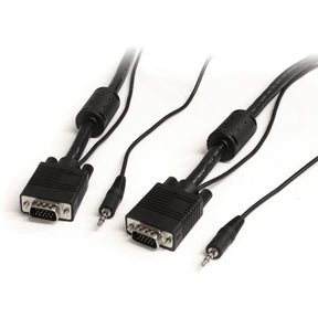 StarTech.com 15 ft Coax High Resolution Monitor VGA Cable with Audio HD15 M/M — MXTHQMM15A