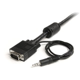 StarTech.com 15 ft Coax High Resolution Monitor VGA Cable with Audio HD15 M/M — MXTHQMM15A