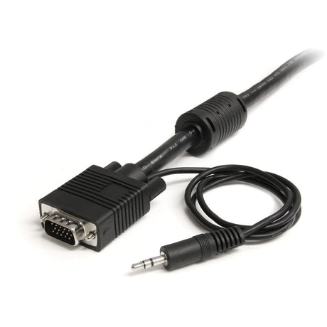 StarTech.com 15 ft Coax High Resolution Monitor VGA Cable with Audio HD15 M/M — MXTHQMM15A