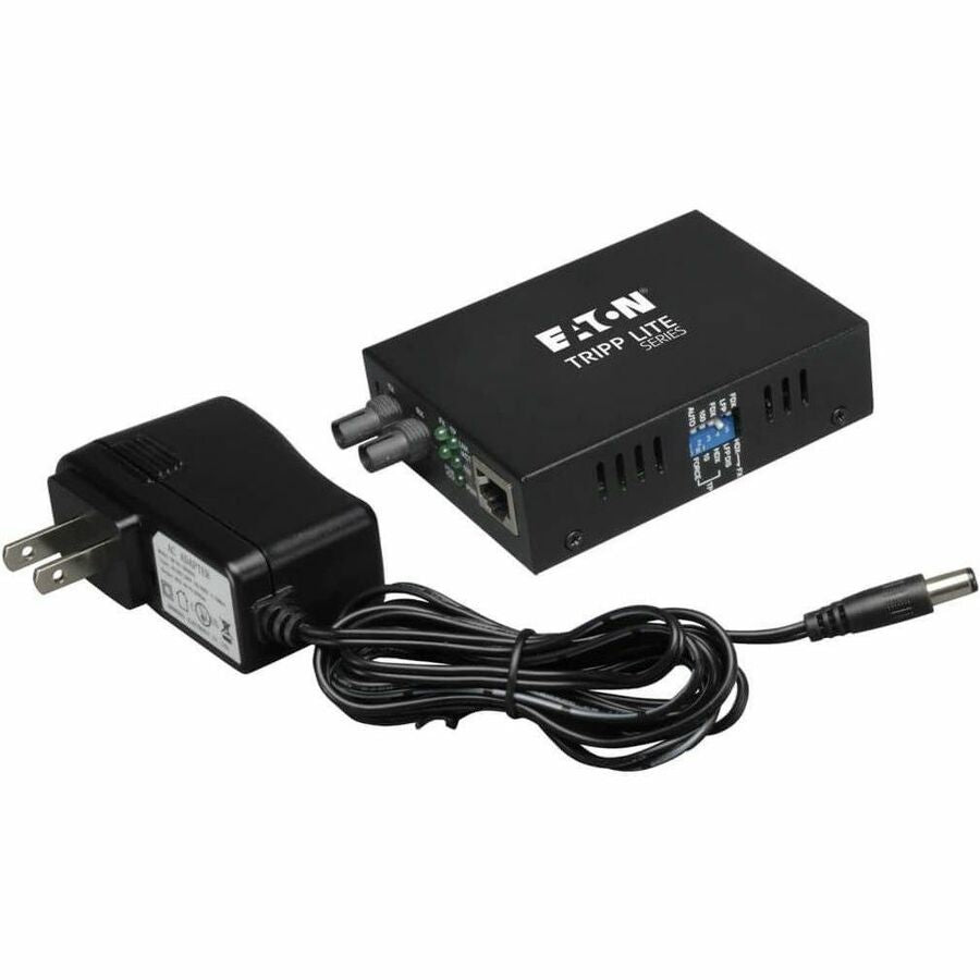 Eaton Tripp Lite Series Multimode Fiber to Ethernet Media Converter, 10/100BaseT to 100BaseFX-ST, 2km, 1310nm — N784-001-ST