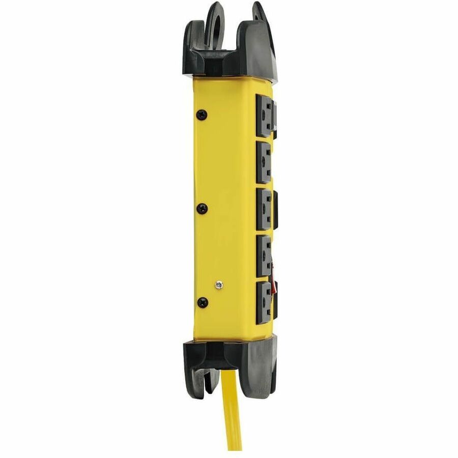 Eaton Tripp Lite Series Power It! 8-Outlet Safety Power Strip, 15 ft. (4.57 m) Cord, Hang Holes, Cord Wrap, Outlet Covers — TLM815NS