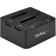 StarTech.com Dual-Bay USB 3.0 to SATA Hard Drive Docking Station, 2.5/3.5" SATA I/II/III, SSD/HDD Dock, USB Hard Drive Bay, Top-Loading — SDOCK2U33