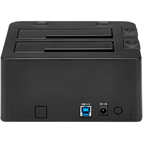 StarTech.com Dual-Bay USB 3.0 to SATA Hard Drive Docking Station, 2.5/3.5" SATA I/II/III, SSD/HDD Dock, USB Hard Drive Bay, Top-Loading — SDOCK2U33