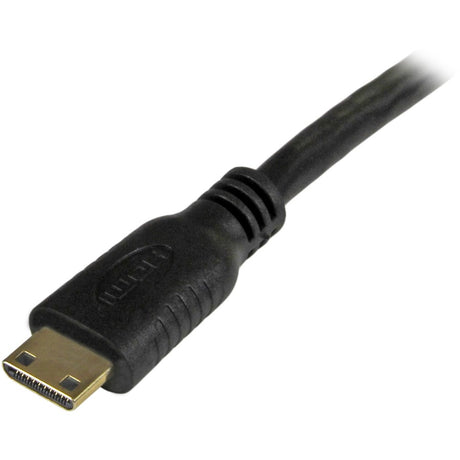 StarTech.com 6ft Mini HDMI to HDMI Cable with Ethernet, 4K 30Hz High Speed Mini HDMI 1.4 (Type-C) Device to HDMI Adapter Cable/Cord, M/M — HDMIACMM6