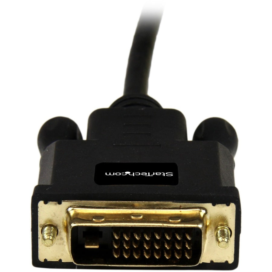 StarTech.com 3ft Mini DisplayPort to DVI Cable, Mini DP to DVI-D Adapter/Converter Cable, 1080p Video, mDP 1.2 to DVI Monitor/Display — MDP2DVIMM3B
