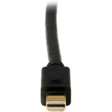 StarTech.com 3ft Mini DisplayPort to DVI Cable, Mini DP to DVI-D Adapter/Converter Cable, 1080p Video, mDP 1.2 to DVI Monitor/Display — MDP2DVIMM3B