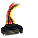 StarTech.com 12in 15 Pin SATA Power Extension Cable — SATAPOWEXT12