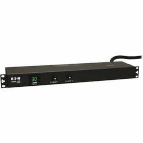 Eaton Tripp Lite Series 2.9kW Single-Phase Local Metered PDU, 120V Outlets (12 5-15/20R), L5-30P, 15 ft. (4.57 m) Cord, 1U Rack-Mount — PDUMH30