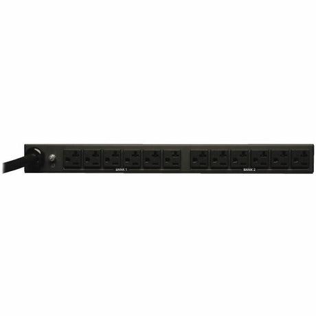 Eaton Tripp Lite Series 2.9kW Single-Phase Local Metered PDU, 120V Outlets (12 5-15/20R), L5-30P, 15 ft. (4.57 m) Cord, 1U Rack-Mount — PDUMH30