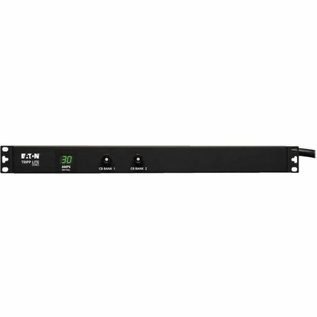 Eaton Tripp Lite Series 2.9kW Single-Phase Local Metered PDU, 120V Outlets (12 5-15/20R), L5-30P, 15 ft. (4.57 m) Cord, 1U Rack-Mount — PDUMH30